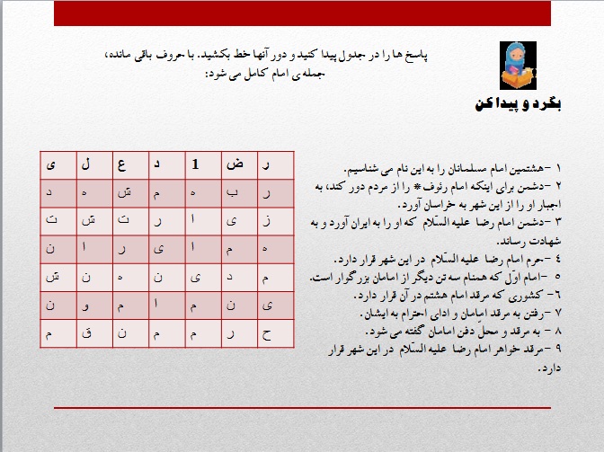 پاورپوینت درس هدیه های آسمانی پایه چهارم درس هشتم